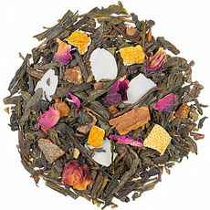Grner Tee Wintertee mit Fruchtstcken und Gewrzen, aromatisiert - 1kg