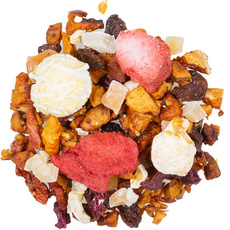 Früchtetee aromatisiert mit Erdbeer-Popcorn Geschmack mild - 500g